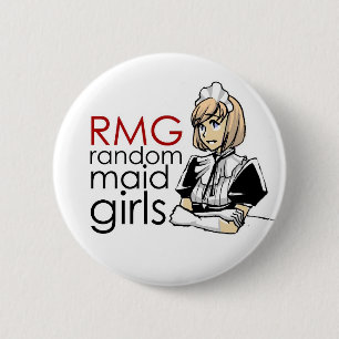 RMG Random Maid Girls 6 Cm Round Badge