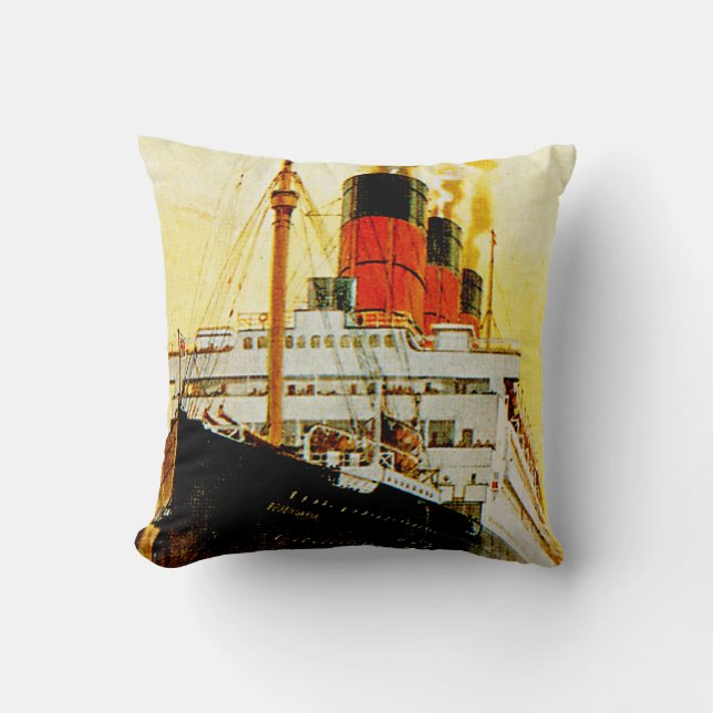 RMS Berengaria Cushion (Front)