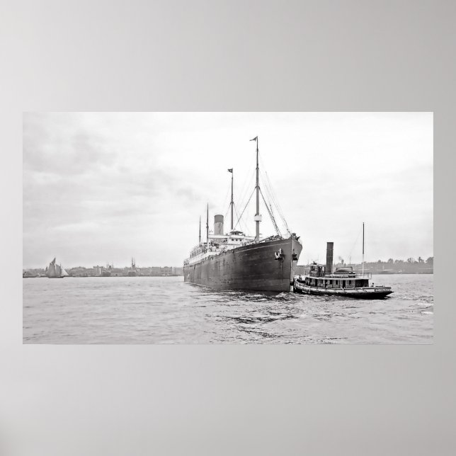 RMS Cymric Poster (Front)