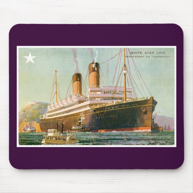 RMS Laurentic Mouse Pad (Front)