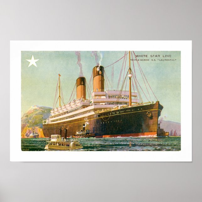 RMS Laurentic Poster (Front)