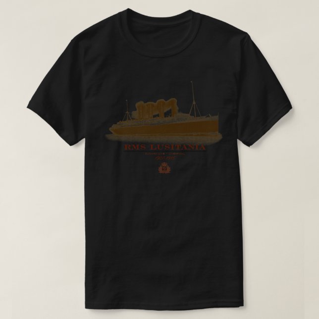 RMS Lusitania T-Shirt (Design Front)