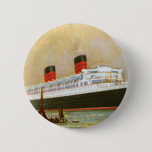 RMS Mauretainia 6 Cm Round Badge