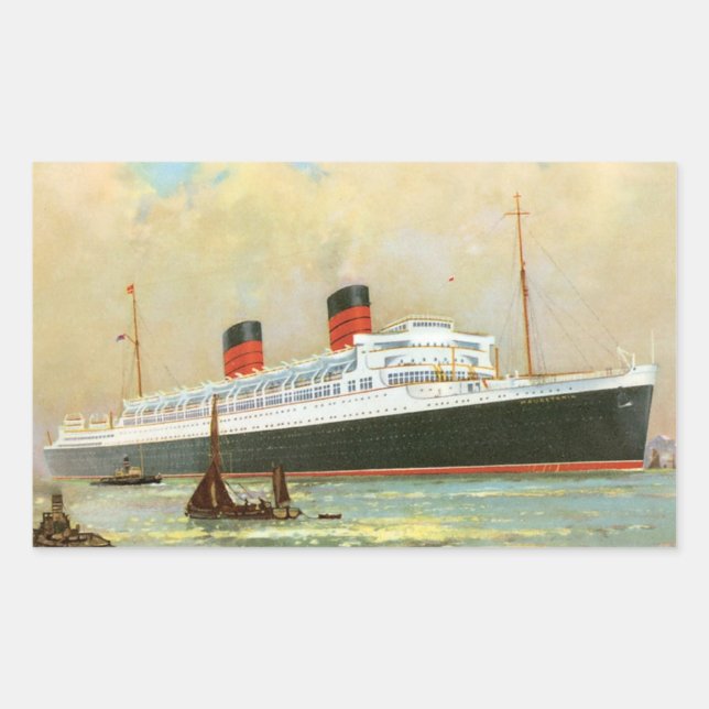 RMS Mauretainia Rectangular Sticker (Front)