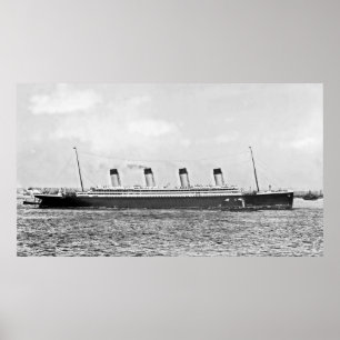 RMS Olympic:  Broadside View Poster