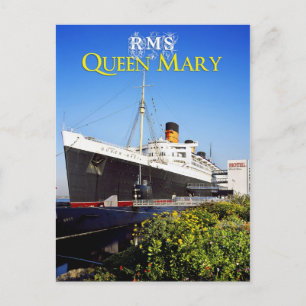 RMS Queen Mary Postcard