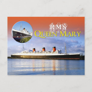 RMS Queen Mary Postcard