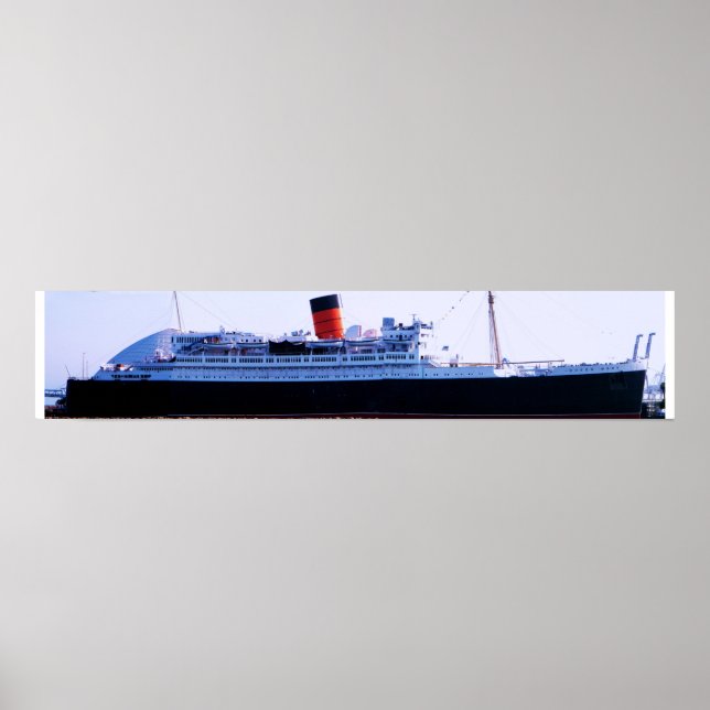 RMS Queen Mary Poster (Front)