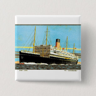 RMS Staffordshire 15 Cm Square Badge