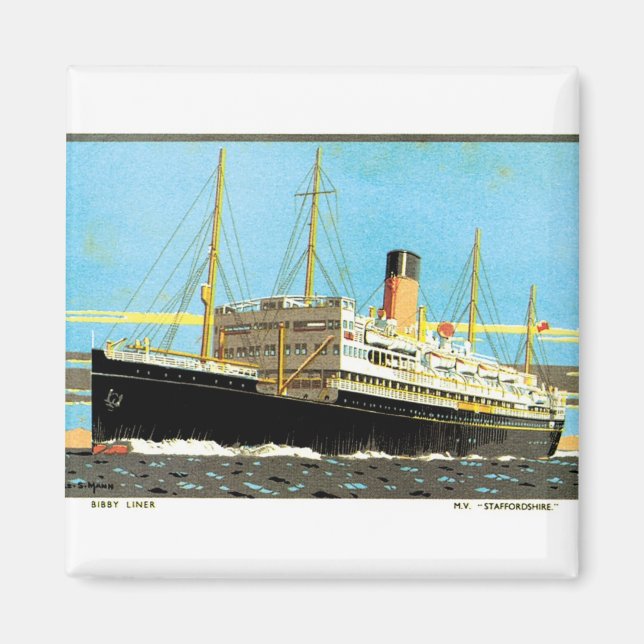 RMS Staffordshire Magnet (Front)