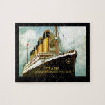 RMS Titanic 100th Anniversary Jigsaw Puzzle<br><div class="desc">Titanic 100th Anniversary commemorative puzzle.</div>
