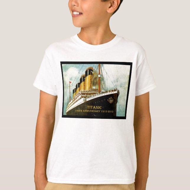 RMS Titanic 100th Anniversary kid's T T-Shirt (Front)