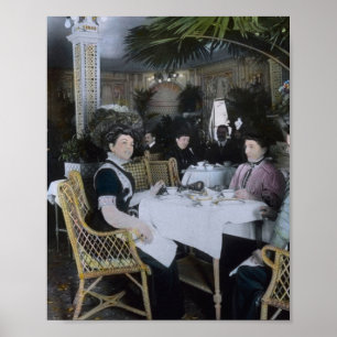 RMS Titanic 1st Class Passengers Enjoy Luxury Poster