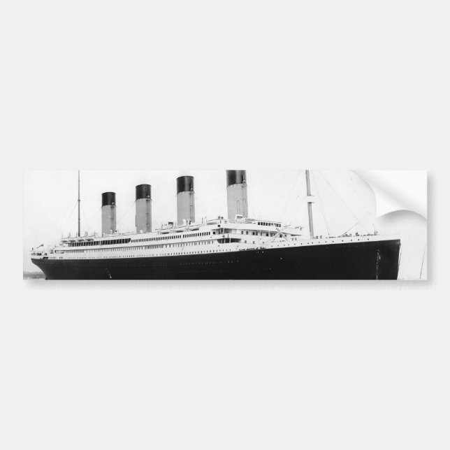 RMS Titanic Bumper Sticker (Front)