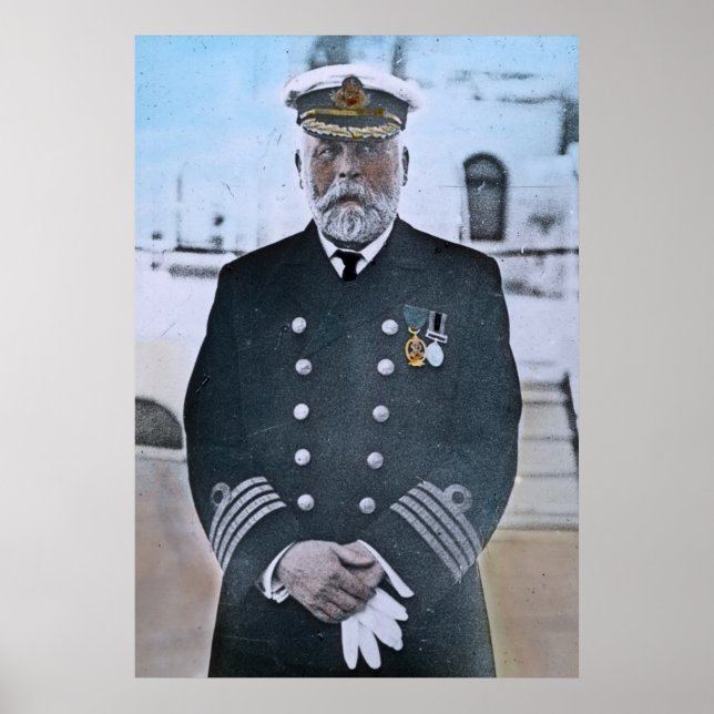 RMS Titanic Captain Edward J. Smith Poster (Front)