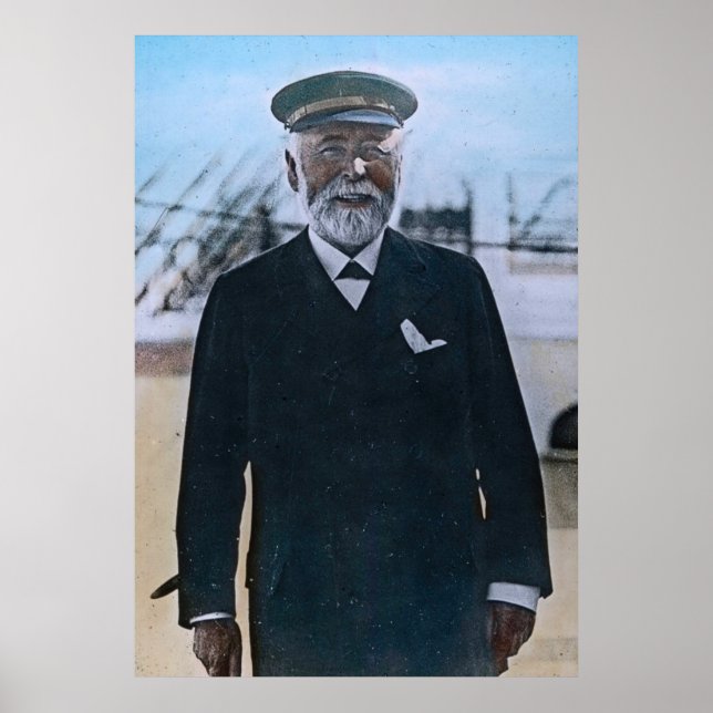 RMS Titanic Captain Edward John Smith Poster (Front)
