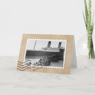 RMS TITANIC CARD