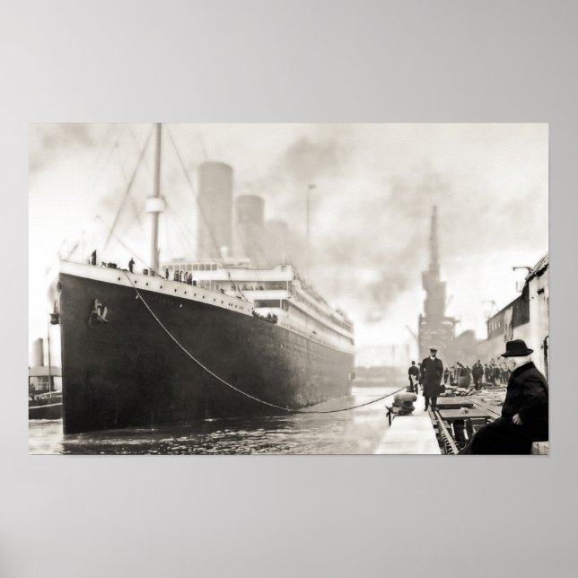 RMS Titanic Departs Southampton Poster (Front)