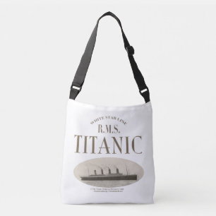 RMS Titanic Ghost Ship Sepia/White Crossbody Bag