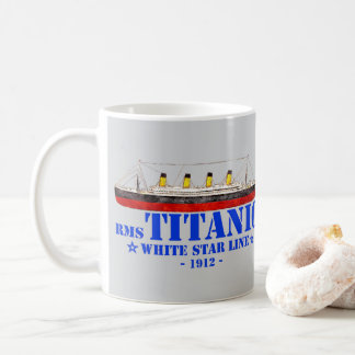 RMS Titanic Illustration - White Star Line 1912 Coffee Mug