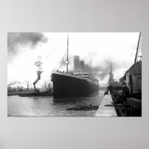 RMS Titanic In Southampton - 1912 Poster