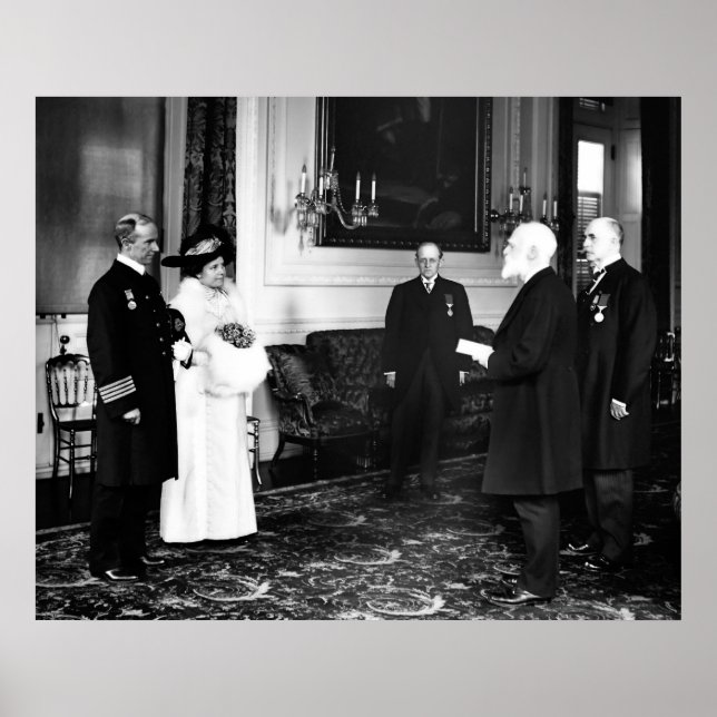 RMS Titanic Medal Poster (Front)