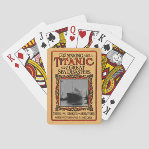 RMS Titanic Nautical Cruise Ship Disaster 1912 Playing Cards