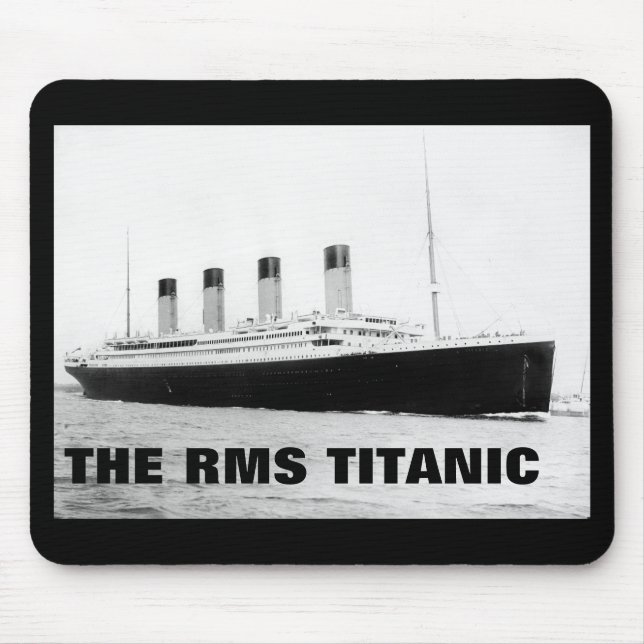 RMS Titanic Passenger Liner Mouse Pad (Front)