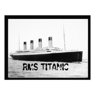 RMS Titanic Passenger Liner  Photo Print
