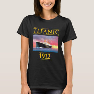 Rms Titanic Sailing Ship Vintage Cruisvessel 1912 T-Shirt