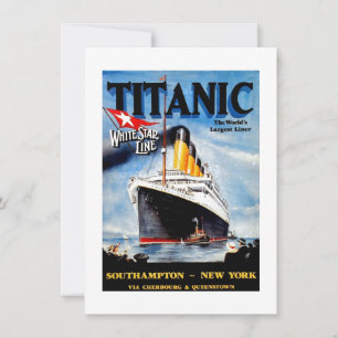 RMS Titanic Travel Ad
