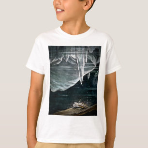 RMS Titanic Under the Sea and Icebergs Vintage T-Shirt