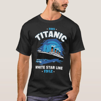 rms titanic white star line 1912 T-Shirt
