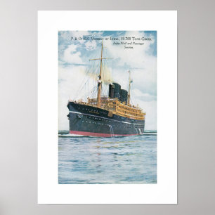RMS Viceroy of India Poster