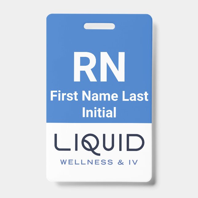 RN 1099 Badge - Updated ID Badge (Front)