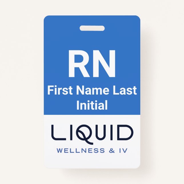 RN 1099 Badge - Updated ID Badge (Front)