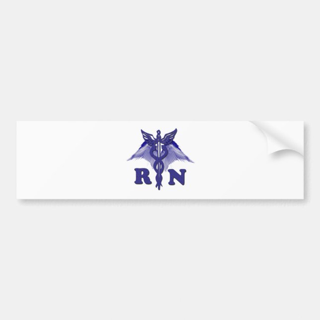 RN Angel Bumper Sticker (Front)