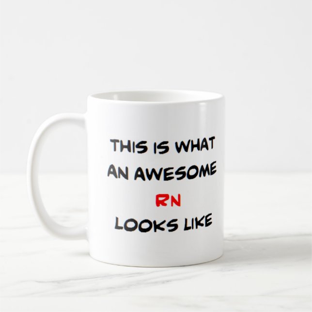 rn, awesome coffee mug (Left)