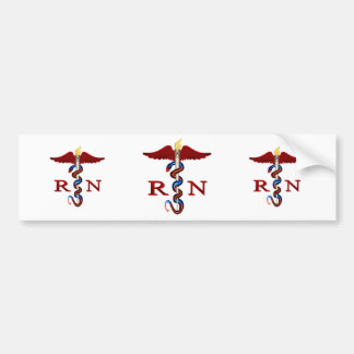 RN Caduceus Bumper Sticker