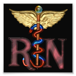 RN Caduceus Photo Print