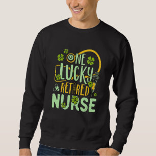 Rn Doctor Lucky Leaf Ireland Irish St Patrick Ret Sweatshirt