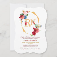 RN Floral Invitation