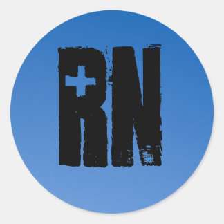RN for men by men Classic Round Sticker