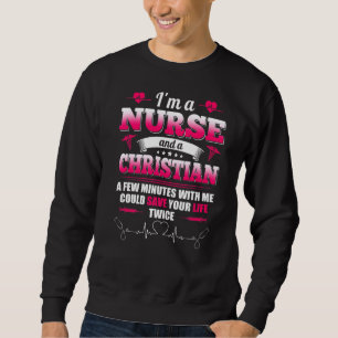 RN LVN CNA Nurse Grad Christian Cool Nursing Gradu Sweatshirt