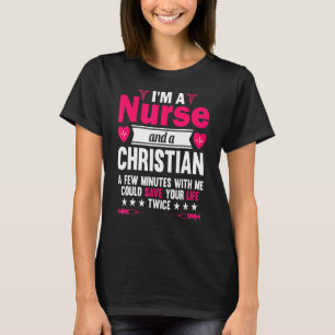 Rn Lvn Cna Nurse Grad Christian Cool Nursing Gradu T-Shirt