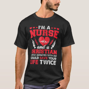 RN LVN CNA Nurse Grad Christian Cool Nursing Gradu T-Shirt