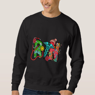 RN Nurse Christmas Nursing Group Nurse Stethoscope Sweatshirt