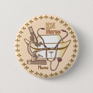 RN Nurse Collage  button