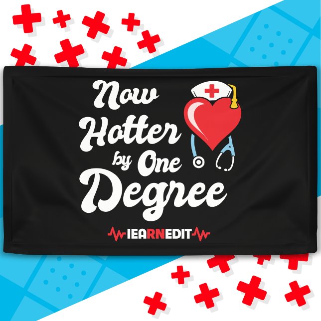 RN Nurse Graduation I Earned It Registered Nurse Banner (Creator Uploaded)