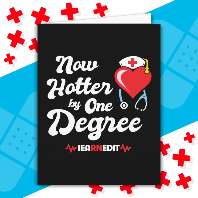 RN Nurse Graduation I Earned It Registered Nurse Card (Creator Uploaded)